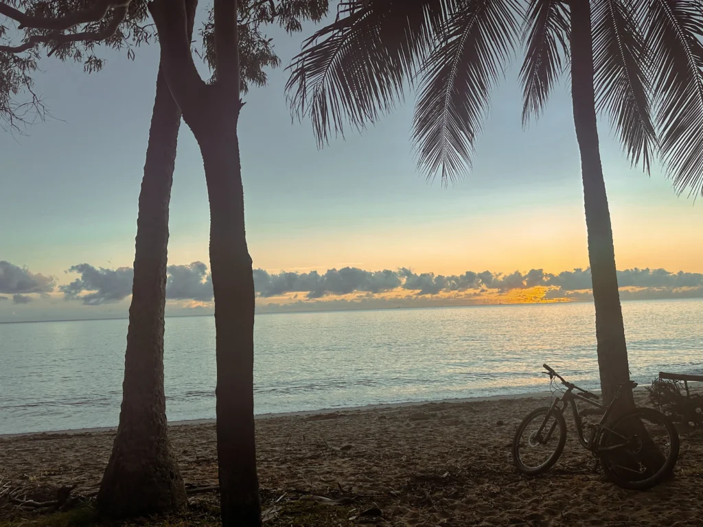 Clifton Beach ride just up from Kewarra in Cairns